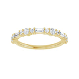 1/2 ct tw Diamond Lab Grown Anniversary Band in 14K White Gold... - view 3