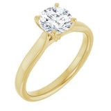 The Myrrha — Solitaire Engagement Ring — Yellow Gold