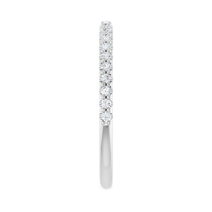 1/5 ct tw Accented Lab Grown Anniversary Band in 14K White Gold... - view 4