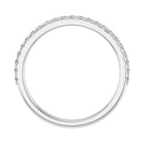 1/5 ct tw Accented Lab Grown Anniversary Band in 14K White Gold... - view 2