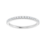 1/5 ct tw Accented Lab Grown Anniversary Band in 14K White Gold... - view 3