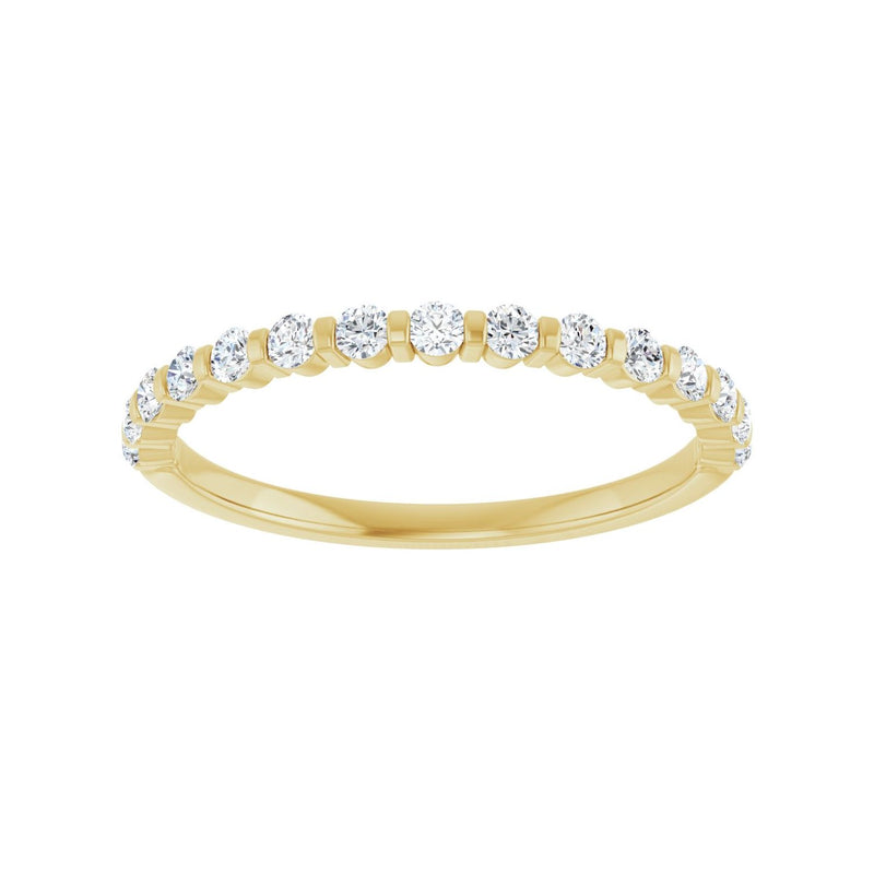 1 ct tw Channel-Set Lab Grown Anniversary Band in 14K White Gold... - view 3