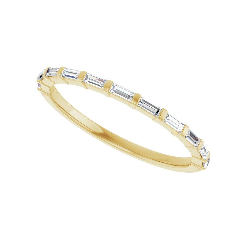 1 ct tw Channel-Set Lab Grown Anniversary Band in 14K White Gold... - view 5