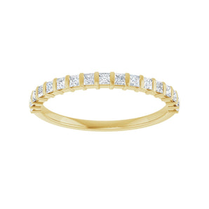 1 ct tw Channel-Set Lab Grown Anniversary Band in 14K White Gold... - view 3