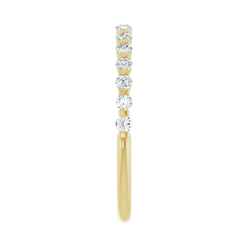 1 ct tw Channel-Set Lab Grown Anniversary Band in 14K White Gold... - view 4
