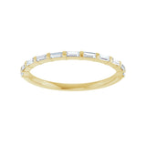 1 ct tw Channel-Set Lab Grown Anniversary Band in 14K White Gold... - view 3