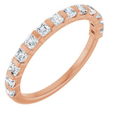 The Marlo — Channel-Set Anniversary Band - Rose