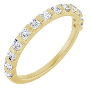 The Marlo — Channel-Set Anniversary Band - Yellow