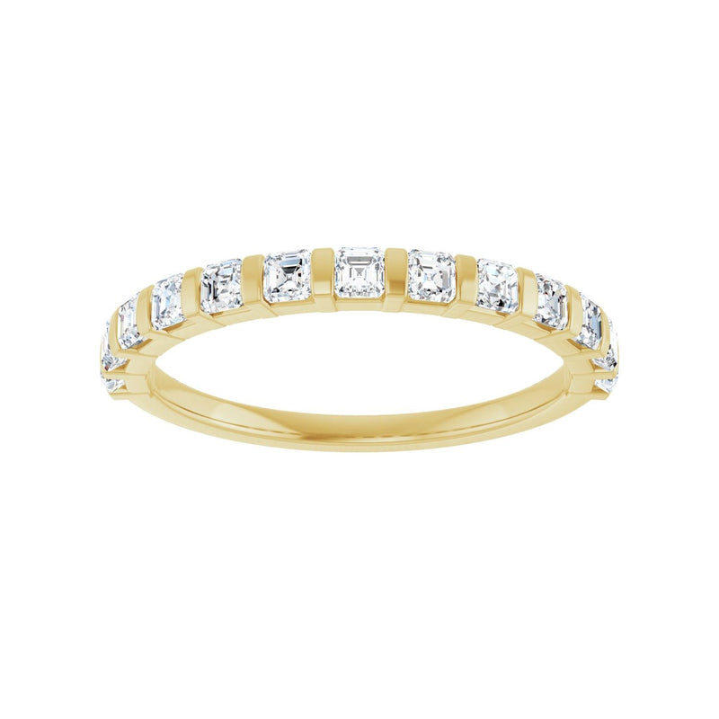 1 3/8 ct tw Channel-Set Lab Grown Anniversary Band in 14K White G... - view 3
