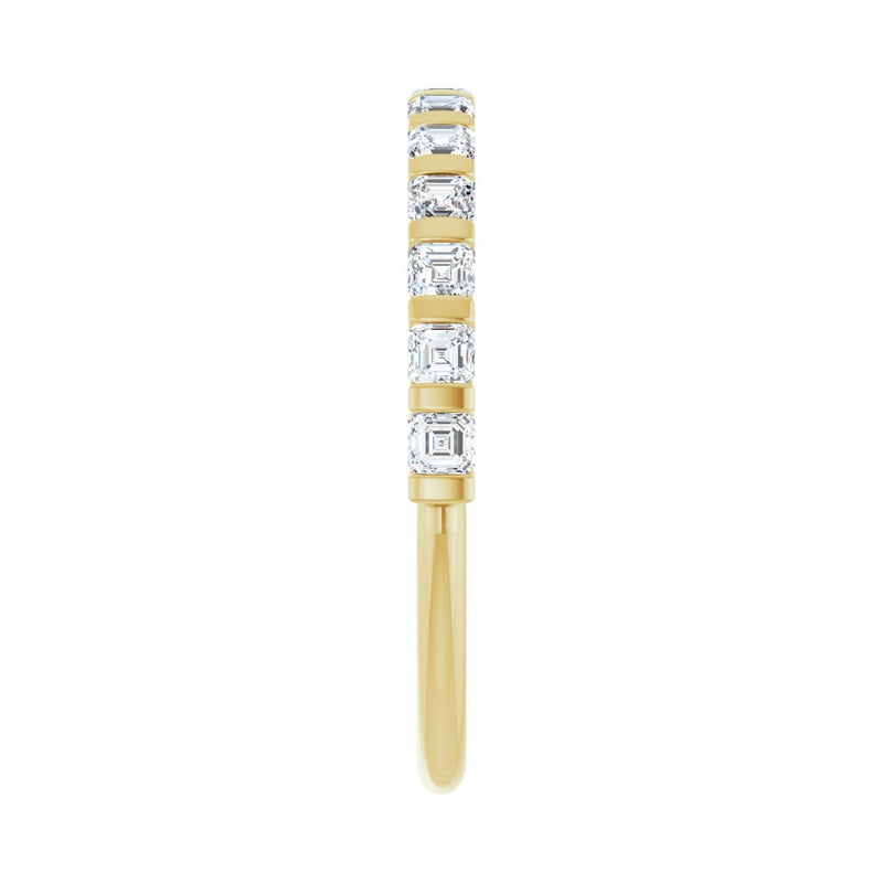 1 3/8 ct tw Channel-Set Lab Grown Anniversary Band in 14K White G... - view 4