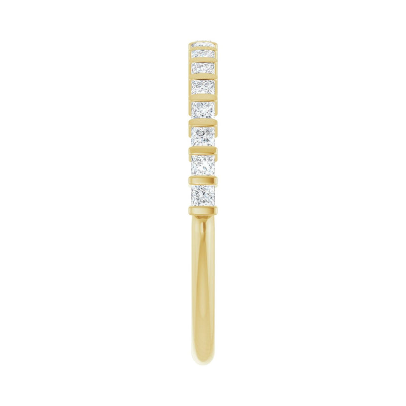 1 ct tw Channel-Set Lab Grown Anniversary Band in 14K White Gold... - view 4