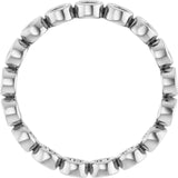 The Bellatrix — Bezel-Set Eternity 2.5mm Wedding Band - view 2