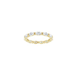 1 ct tw Eternity Lab Grown Anniversary Band in 14K White Gold... - view 3