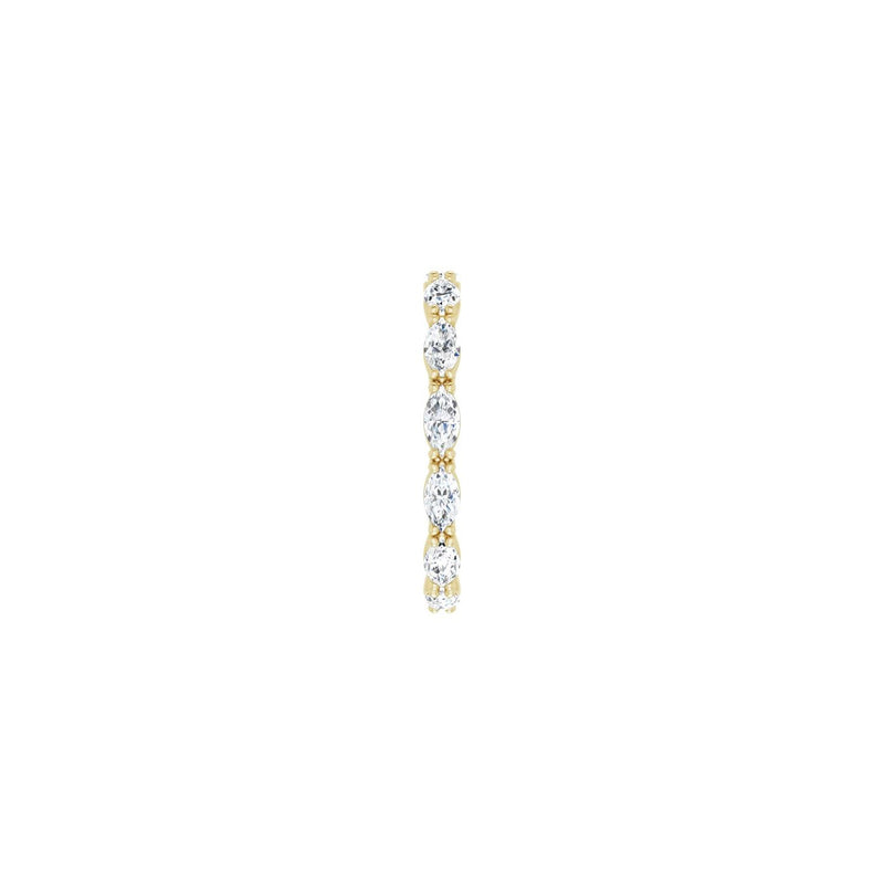 1 ct tw Eternity Lab Grown Anniversary Band in 14K White Gold... - view 4