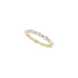 1 ct tw Eternity Lab Grown Anniversary Band in 14K White Gold... - view 5