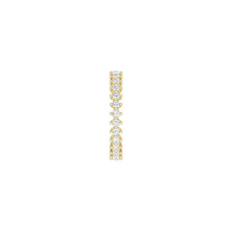 1 1/2 ct tw Eternity Lab Grown Anniversary Band in 14K White Gold... - view 4
