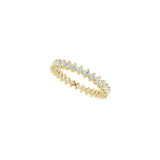 1 1/2 ct tw Eternity Lab Grown Anniversary Band in 14K White Gold... - view 5