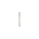 2 1/2 ct tw Eternity Lab Grown Anniversary Band in 14K White Gold... - view 4