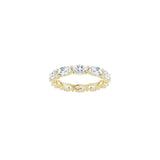 2 1/2 ct tw Eternity Lab Grown Anniversary Band in 14K White Gold... - view 3