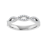 1/5 ct tw Diamond Lab Grown Anniversary Band in 14K White Gold... - view 3