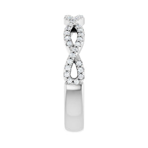 1/5 ct tw Diamond Lab Grown Anniversary Band in 14K White Gold... - view 4