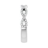 1/5 ct tw Diamond Lab Grown Anniversary Band in 14K White Gold... - view 4