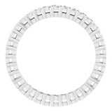 The Adelia — Scalloped Channel-Set Eternity Wedding Band - view 2