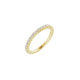 1 ct tw Eternity Shared-Prong Lab Grown Anniversary Band in 14K W...
