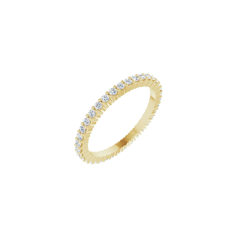 1 ct tw Eternity Shared-Prong Lab Grown Anniversary Band in 14K W...