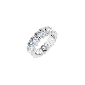 3 1/4 ct tw Eternity Shared-Prong Lab Grown Anniversary Band in 1...