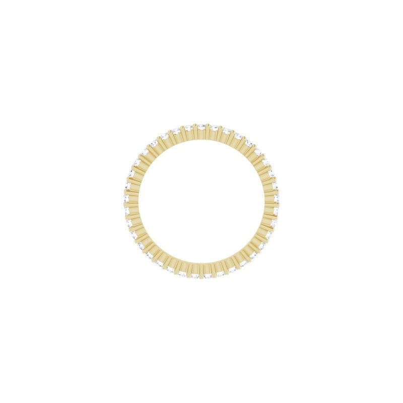 1 ct tw Eternity Shared-Prong Lab Grown Anniversary Band in 14K W... - view 2