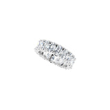 3 1/4 ct tw Eternity Shared-Prong Lab Grown Anniversary Band in 1... - view 5