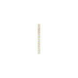 1 ct tw Eternity Shared-Prong Lab Grown Anniversary Band in 14K W... - view 4