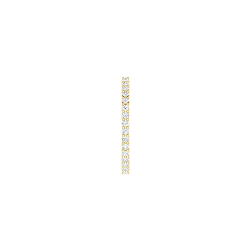 1 ct tw Eternity Shared-Prong Lab Grown Anniversary Band in 14K W... - view 4