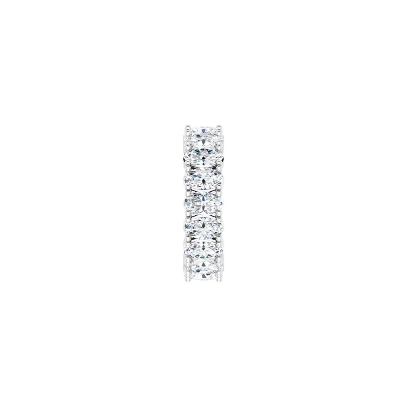 3 1/4 ct tw Eternity Shared-Prong Lab Grown Anniversary Band in 1... - view 4