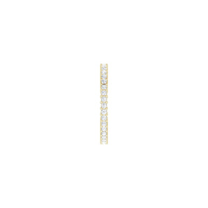 1 ct tw Eternity Shared-Prong Lab Grown Anniversary Band in 14K W... - view 4