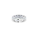 3 1/4 ct tw Eternity Shared-Prong Lab Grown Anniversary Band in 1... - view 3