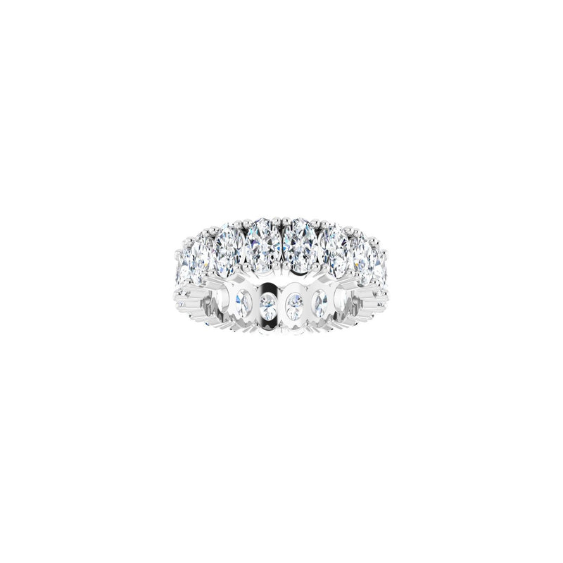 3 1/4 ct tw Eternity Shared-Prong Lab Grown Anniversary Band in 1... - view 3