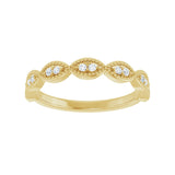 1/8 ct tw Diamond Lab Grown Anniversary Band in 14K White Gold... - view 3