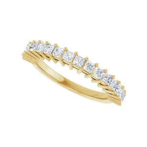 1 ct tw Shared-Prong Lab Grown Anniversary Band in 14K White Gold... - view 5