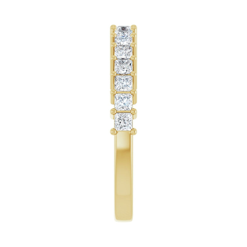 1 ct tw Shared-Prong Lab Grown Anniversary Band in 14K White Gold... - view 4