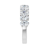 2 3/4 ct tw Shared-Prong Lab Grown Anniversary Band in 14K White ... - view 4