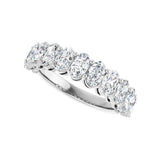 2 3/4 ct tw Shared-Prong Lab Grown Anniversary Band in 14K White ... - view 5