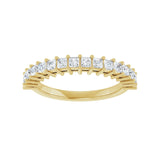 1 ct tw Shared-Prong Lab Grown Anniversary Band in 14K White Gold... - view 3