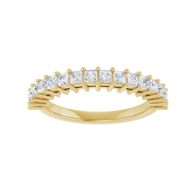 1 ct tw Shared-Prong Lab Grown Anniversary Band in 14K White Gold... - view 3