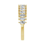 1 1/8 ct tw Shared-Prong Lab Grown Anniversary Band in 14K White ... - view 4