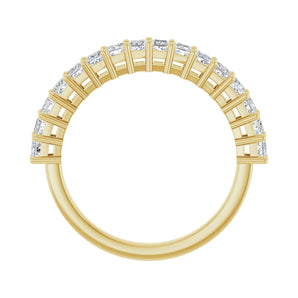 1 ct tw Shared-Prong Lab Grown Anniversary Band in 14K White Gold... - view 2