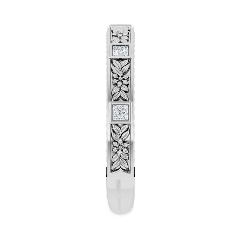 1/6 ct tw Diamond Lab Grown Anniversary Band in 14K White Gold... - view 4