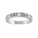 1/6 ct tw Diamond Lab Grown Anniversary Band in 14K White Gold... - view 3