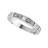 1/6 ct tw Diamond Lab Grown Anniversary Band in 14K White Gold... - view 5